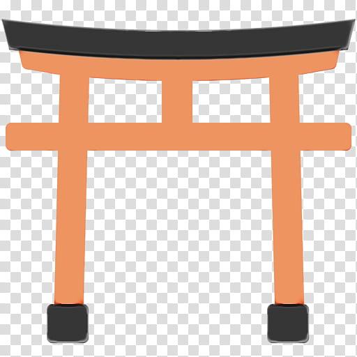 Emoji, Shinto Shrine, Fushimi Inaritaisha, Torii, Blob Emoji, Heiligtum, Religion, Noto Fonts transparent background PNG clipart
