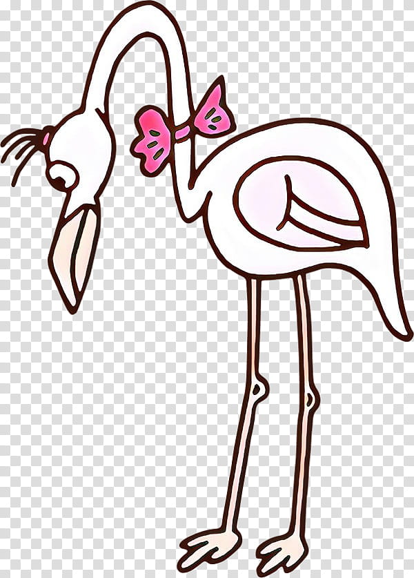 Flamingo, Greater Flamingo, Bird, Line Art, Beak, Water Bird, Pink, Coloring Book transparent background PNG clipart