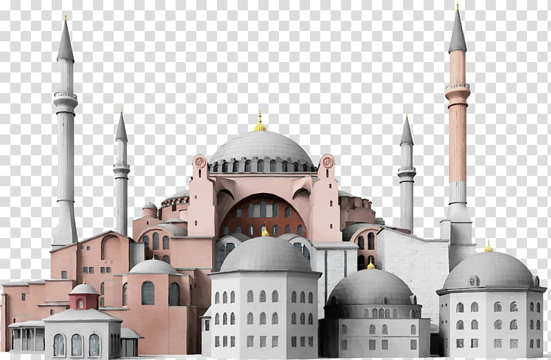 Mosque, Watercolor, Paint, Wet Ink, Landmark, Place Of Worship, Khanqah, Byzantine Architecture transparent background PNG clipart