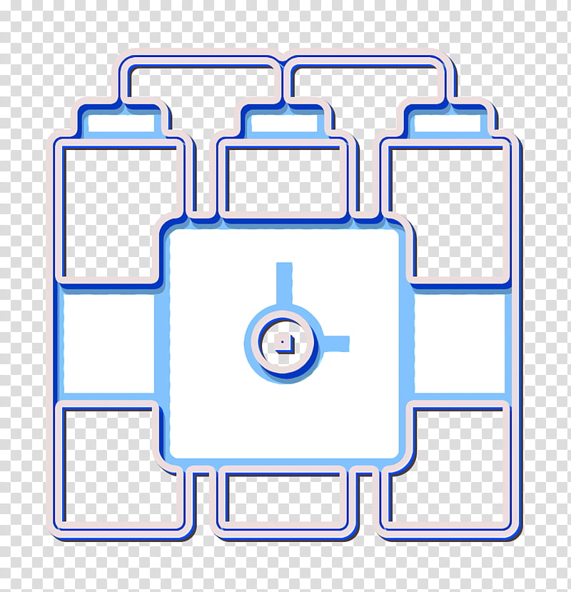 Bomb icon Crime icon Time bomb icon, Electric Blue, Symbol, Square transparent background PNG clipart