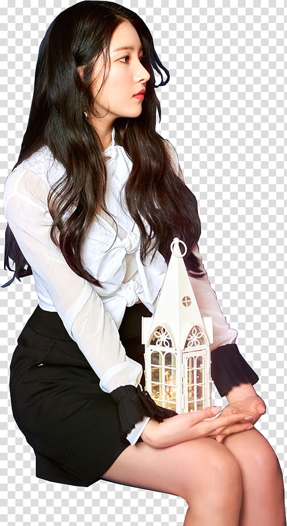 GFriend Time For The Moon Night, woman holding candle lantern transparent background PNG clipart