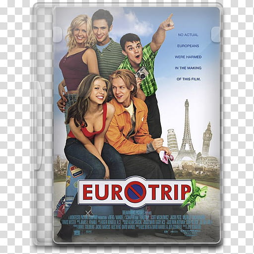 Movie Icon , EuroTrip, Eurotrip movie cover transparent background PNG clipart