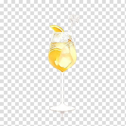 Champagne, Cartoon, Champagne Cocktail, Drink, Champagne Stemware, Alcoholic Beverage, Yellow, French 75 transparent background PNG clipart