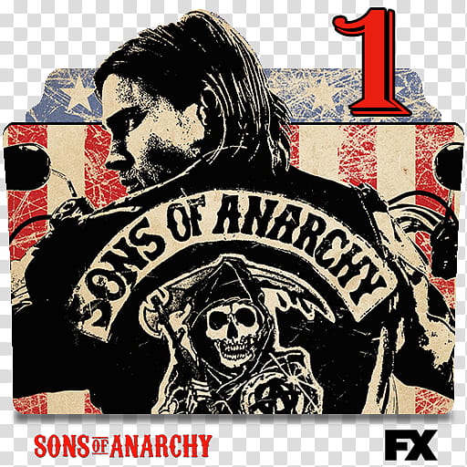 Sons of Anarchy series and season folder icons, Sons of Anarchy S ( transparent background PNG clipart