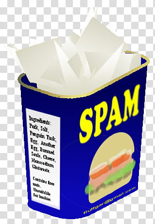 Spam Bin, full transparent background PNG clipart