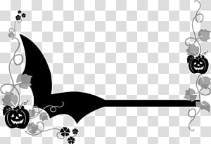 Halloween, Jack-o'-lantern border transparent background PNG clipart thumbnail