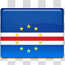 All in One Country Flag Icon, Cape-Verde-Flag- transparent background PNG clipart