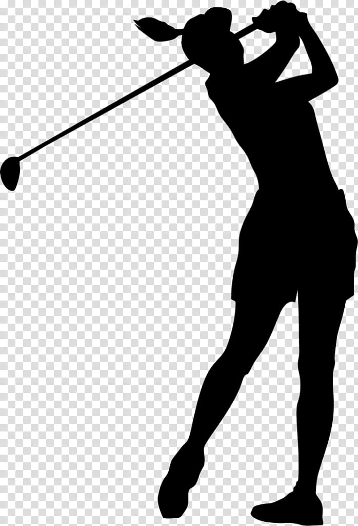 Golf Club, Woman, Silhouette, Sports, Disc Golf, Drawing, Golfer, Solid Swinghit transparent background PNG clipart