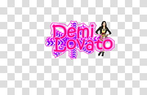 Texto De Demi Lovato transparent background PNG clipart thumbnail