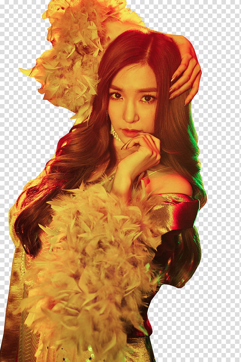 TIFFANY SNSD HOLIDAY NIGHT , woman standing with hand on lips and head transparent background PNG clipart