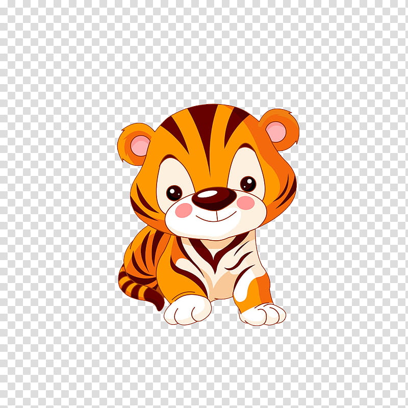 Lion Drawing, Bengal Tiger, Animal, Cuteness, Orange, Cartoon, Stuffed Toy, Whiskers transparent background PNG clipart