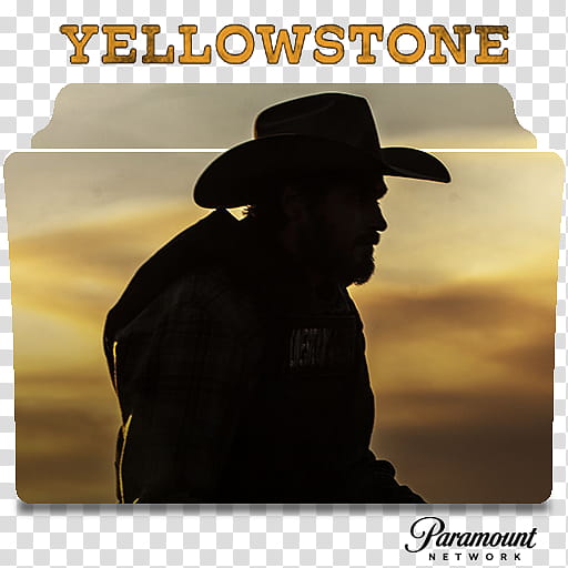 Yellowstone series and season folder icons, Yellowstone ( transparent background PNG clipart