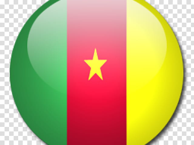 Flag, Cameroon, Mundo Deportivo, Text, Computer, Green, Yellow, Circle transparent background PNG clipart
