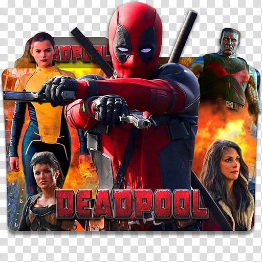 Deadpool  Folder Icon Mega Pack, Deadpool v transparent background PNG clipart