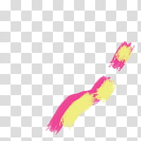 latex strokes, pink and yellow paints transparent background PNG clipart