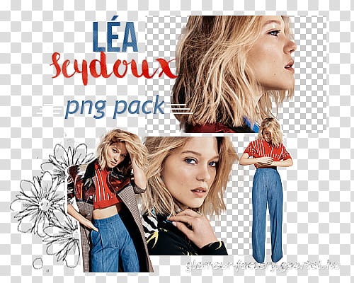 Lea Seydoux, Lea Seydoux album cover transparent background PNG clipart
