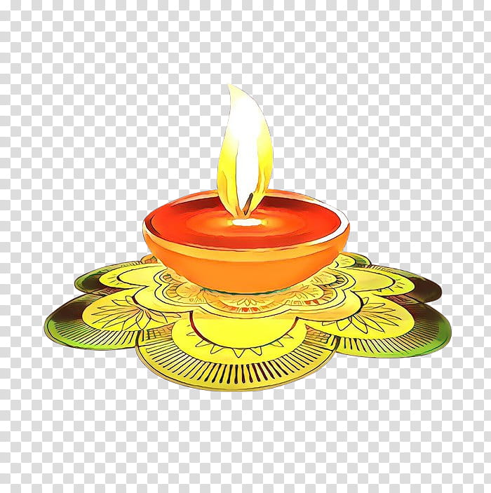 Orange, Cartoon, Yellow, Teacup, Oil Lamp, Tableware, Diwali, Serveware transparent background PNG clipart