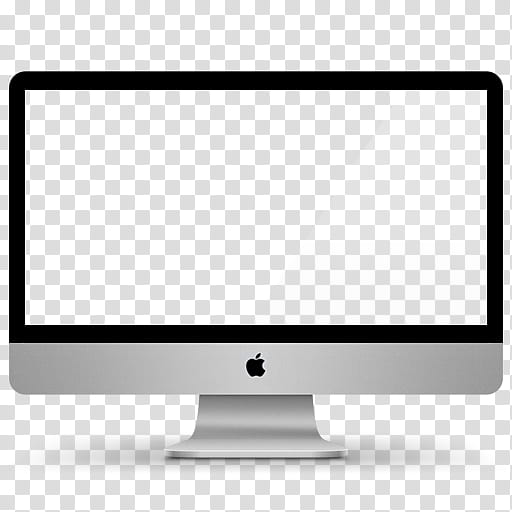 iMac Icon, iMac Alumunium Blank, silver iMac illustration transparent background PNG clipart