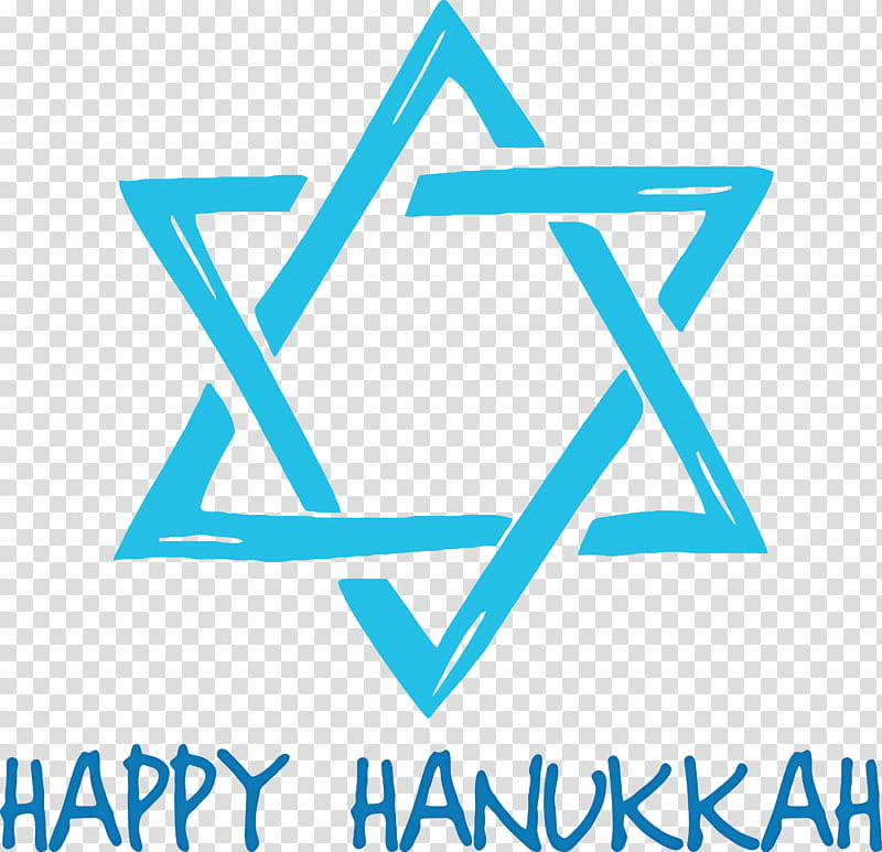 Hanukkah Star Hanukkah Happy Hanukkah, Aqua, Blue, Text, Turquoise, Azure, Teal, Line transparent background PNG clipart