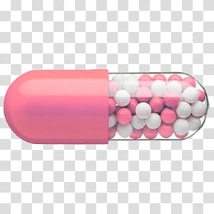 Rainbow Times KIT, oval pink medication tablet transparent background PNG clipart