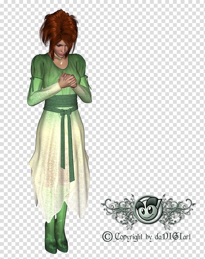 D Model , female character illustartion transparent background PNG clipart