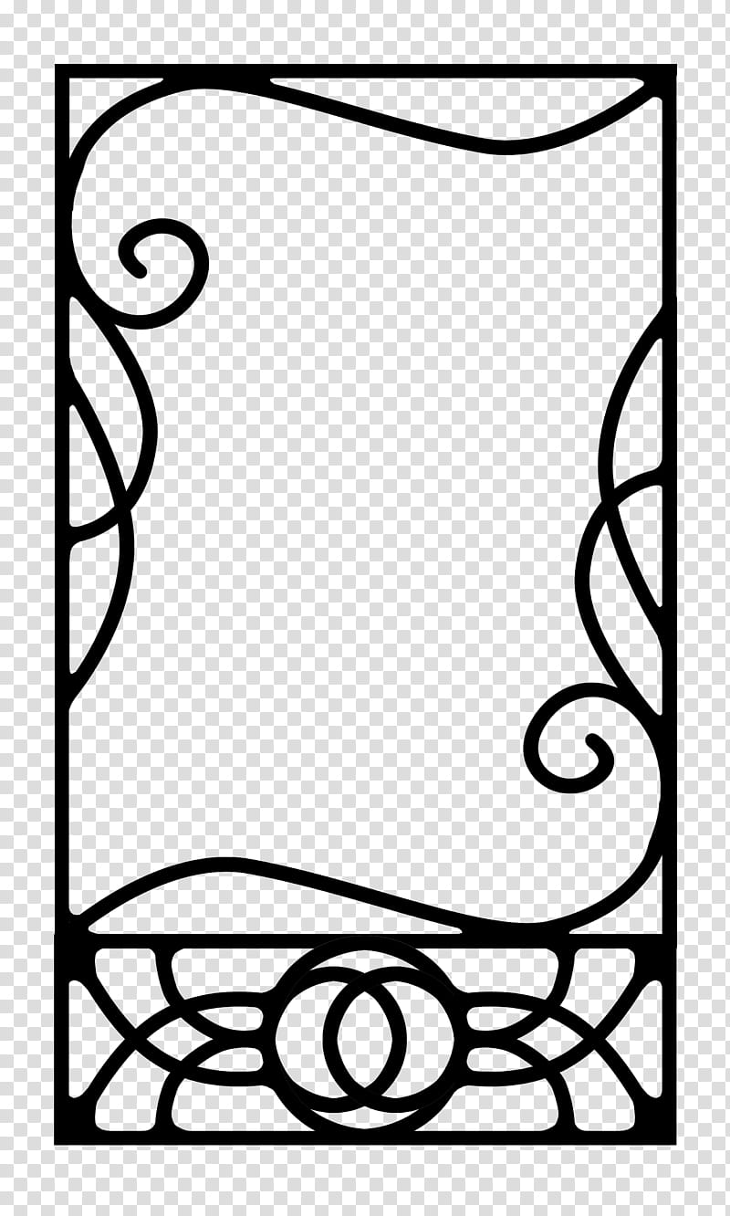 Build A Nouveau Frame, black frame illustration transparent background PNG clipart