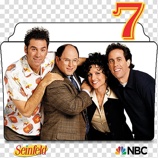 Seinfeld series and season folder icons, Seinfeld S ( transparent background PNG clipart