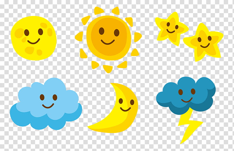 Moon And Stars, Cartoon, Comics, Animation, Creativity, Cuteness, Yellow, Emoticon transparent background PNG clipart