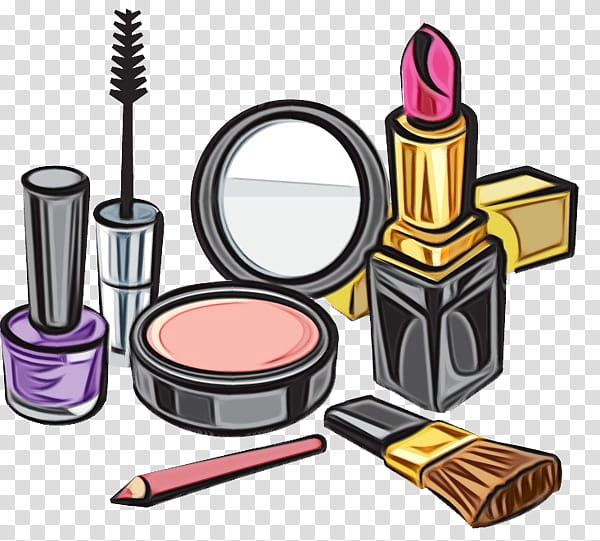 Watercolor, Paint, Wet Ink, Cosmetics, Makeup Artist, Cosmetology, Hair, Beauty transparent background PNG clipart
