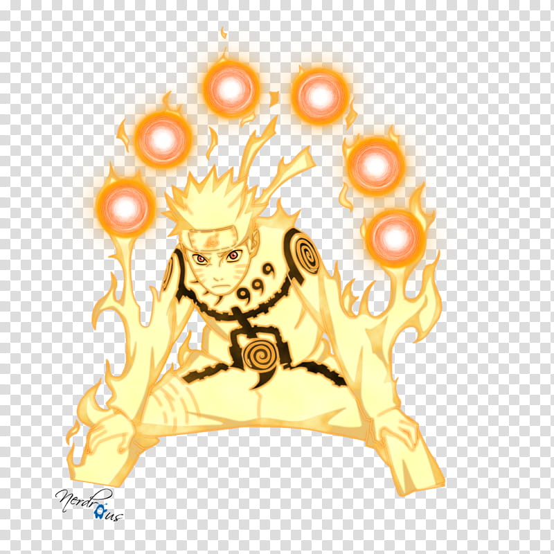 render Naruto, Uzumaki Naruto Sage of Six Paths mode transparent background PNG clipart