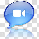 Mac Dock Icons The iCon, iChat transparent background PNG clipart
