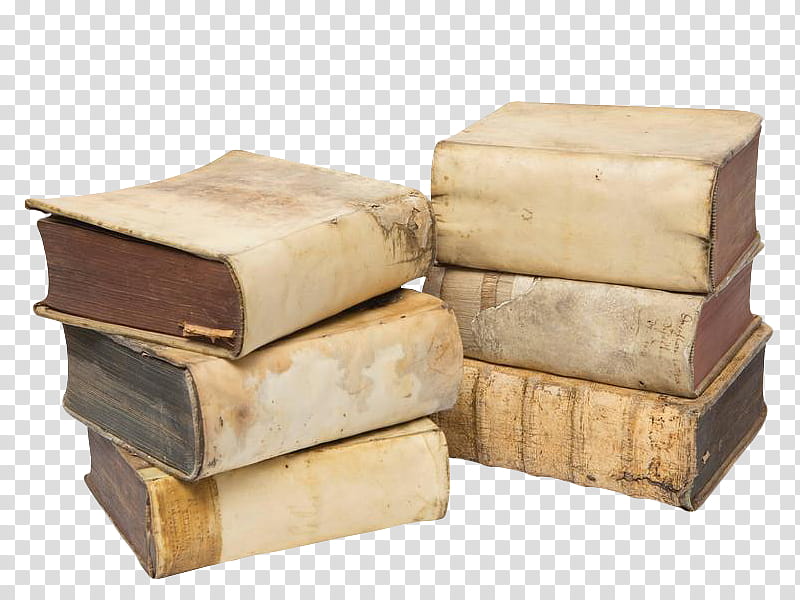 , six piled books transparent background PNG clipart