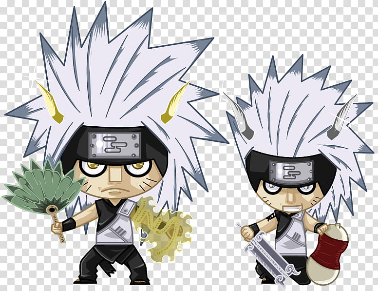 The Kin Gin bros, two Naruto character arts transparent background PNG clipart