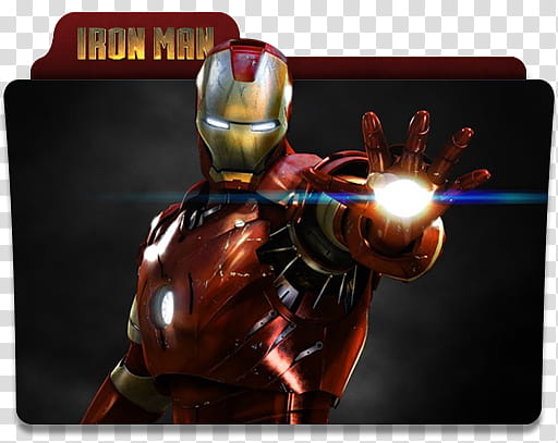 Marvel Collection Folders Phase , Iron Man icon transparent background PNG clipart