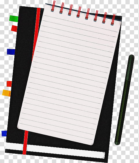 notebook paper product paper index card stationery, Writing transparent background PNG clipart