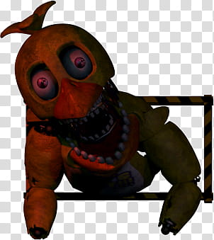 UCN Withered Chica in ventilation transparent background PNG