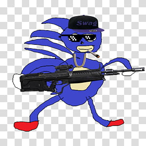 MLG Sanic transparent background PNG clipart thumbnail