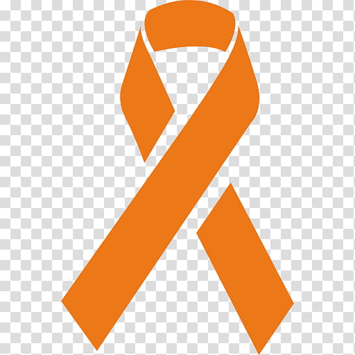 orange cancer ribbon clip art