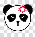RENDERS Pandas, panda logo transparent background PNG clipart