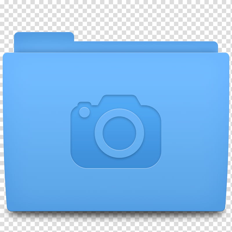 Accio Folder Icons for OSX, Pictues, blue camera folder icon transparent background PNG clipart