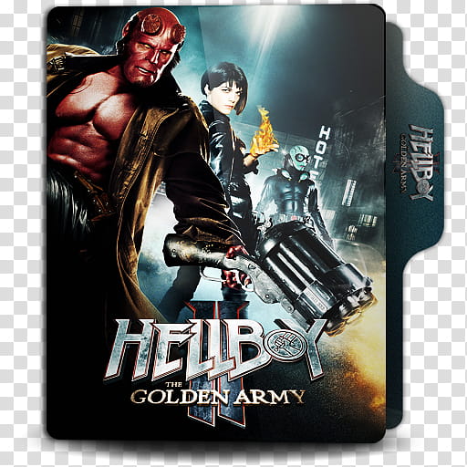Hellboy Collection Folder Icon , Hellboy , Golden Army [] transparent background PNG clipart