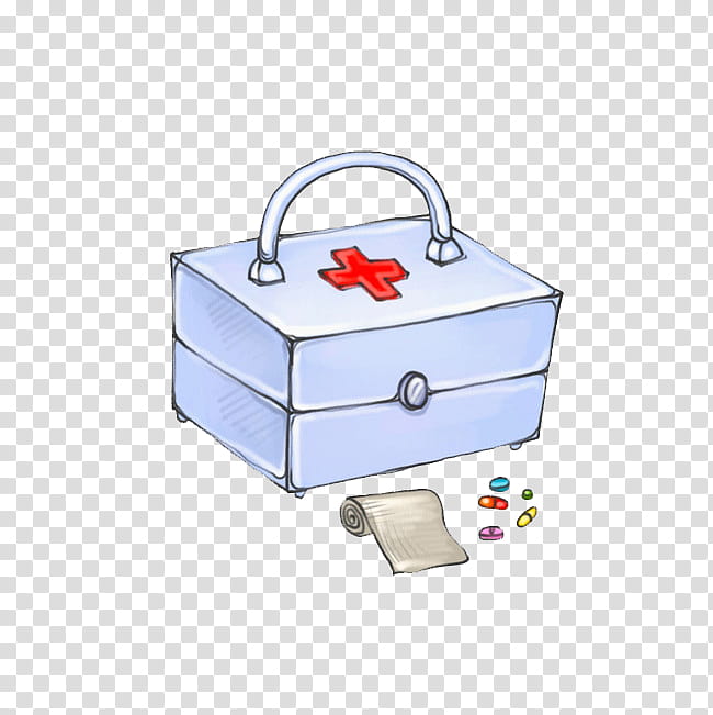 Medicine, Cartoon, First Aid Kits, Bandage, Pharmaceutical Drug, Bag, Lock transparent background PNG clipart