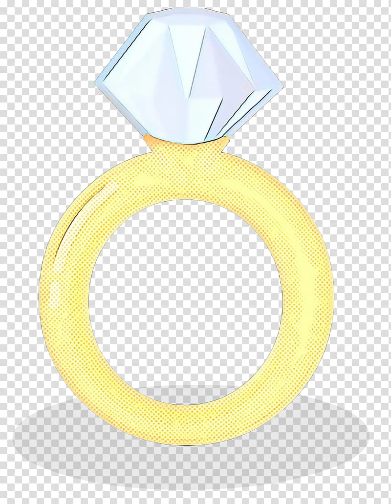yellow ring engagement ring fashion accessory, Pop Art, Retro, Vintage transparent background PNG clipart