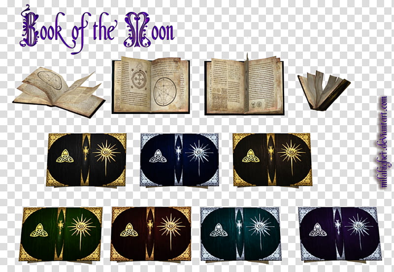 Book of the Moon (free model) transparent background PNG clipart