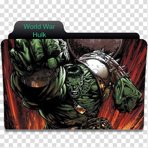 Marvel Comics Folder , World War Hulk transparent background PNG clipart