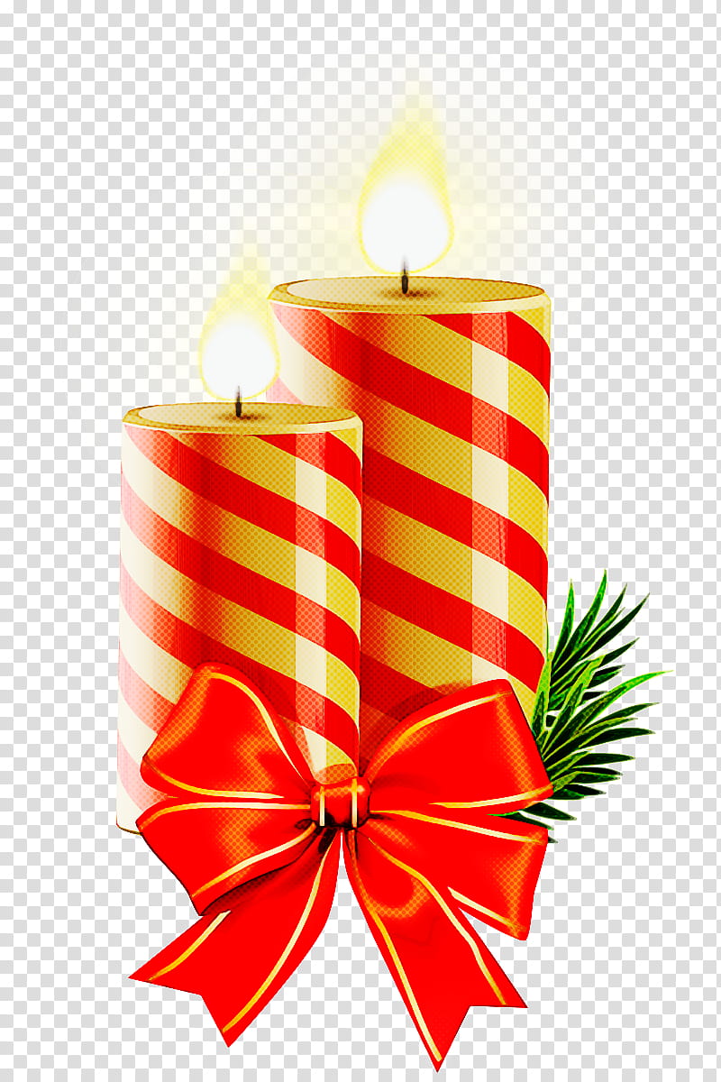lighting yellow ribbon christmas gift wrapping, Christmas , Candle, Present, Holiday, Interior Design transparent background PNG clipart