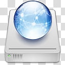 VannillA Cream Icon Set, iDisk, blue ball transparent background PNG clipart