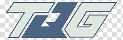Ressha Sentai ToQger Emblem, gray and blue TQG logo transparent background PNG clipart
