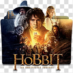 The Hobbit Folder Icon Collection, The Hobbit An Unexpected Journey x transparent background PNG clipart