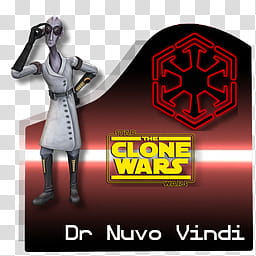 Star Wars The Clone Wars Sith , Doctor Nuvo Vindi icon transparent background PNG clipart